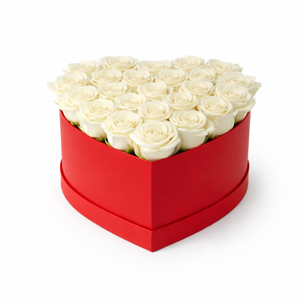 Heart Shaped Flower Box