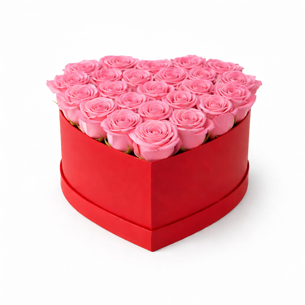 Heart Shaped Flower Box