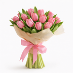Bouquet Of Tulips | 3 Dozen Tulips | Hand Tied | Wrapped in Floral Paper