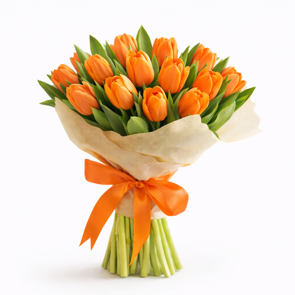 Bouquet Of Tulips | 3 Dozen Tulips | Hand Tied | Wrapped in Floral Paper